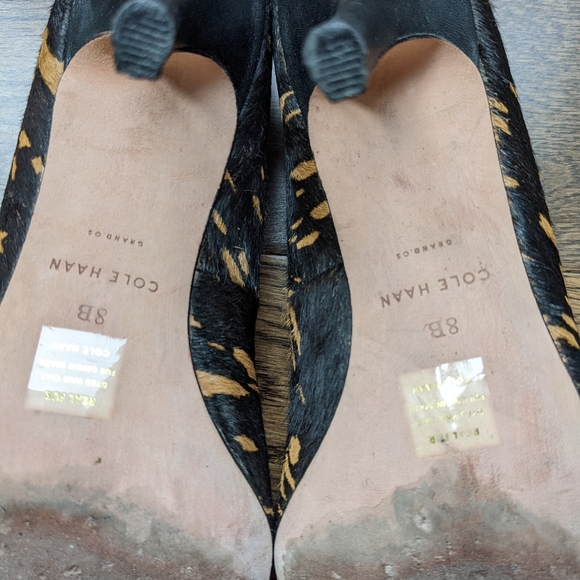 Cole Haan Women's Fur Heels - Picture 9 of 12